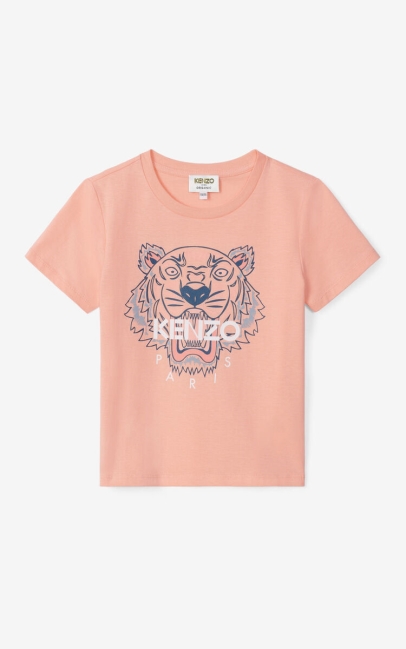 Kenzo Kids Tiger T-shirt Peach